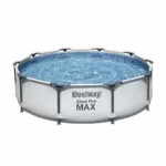 Piscina cadru metalic Bestway Steel Pro MAX™, 305x76 cm, 4.700 litri, cu pompa de filtrare