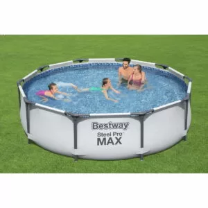 Piscina cadru metalic Bestway Steel Pro MAX™, 305x76 cm, 4.700 litri, cu pompa de filtrare