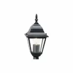 Felinar cu picior E27 max. 1x60W, 36,5 cm, pentru exterior IP44, negru