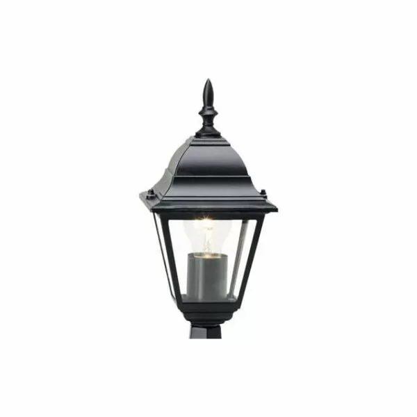 Felinar cu picior E27 max. 1x60W, 36,5 cm, pentru exterior IP44, negru