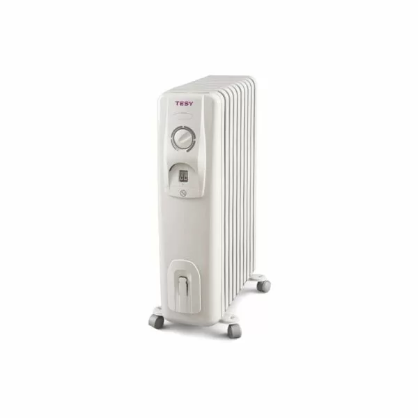 Calorifer electric Tesy CC 2008 E05 R, 2000 W, 8 elementi, 3 trepte putere, Termostat de siguranta, Termostat reglabil, Protectie anti-inghet