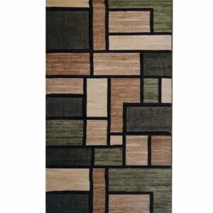 Covor modern living Geometric Green