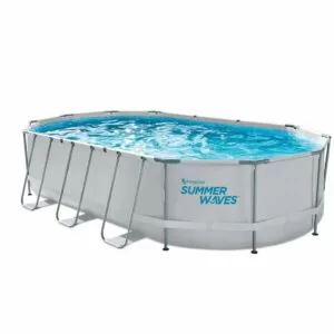 Piscina cadru metalic Summer Waves, 610x366x122 cm, 20.000 litri, cu toate accesoriile