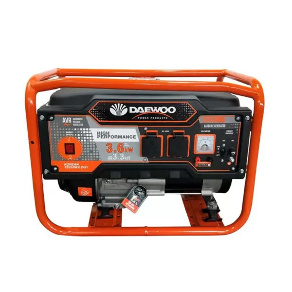 Generator curent electric cu stabilizator de tensiune (AVR) Daewoo GDK3600, 8 CP, 3600 W, 225 CC, monofazic