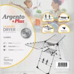 Uscator rufe din aluminiu Argento-Plus, gri, suprafata uscare 24m