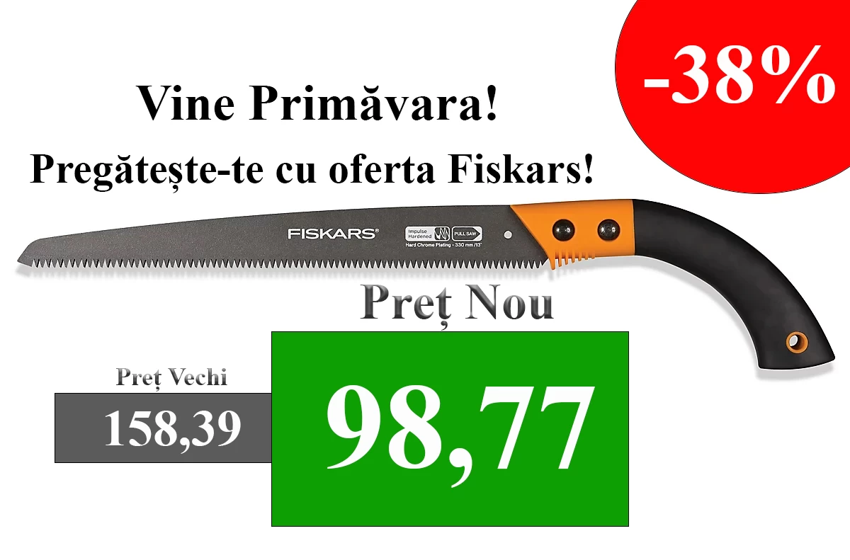 promotie fierastrau fiskars