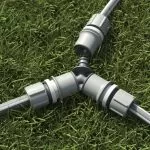 Arroseur plat 8 jets Verve en plastique pentru grădinărit