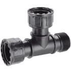 Raccord de vanne en T Claber 1" F. x 1" M. x 1"F. pentru grădinărit