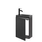 Baterie lavoar GoodHome Selenga - Negru Mat