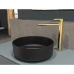 Baterie Lavoar Auriu Mat Jungborn Lambda - Pipă Înaltă