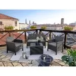 Set Gradina Venezia 4 Persoane - Antracit