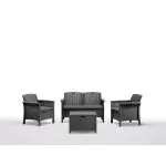 Set Gradina Venezia 4 Persoane - Antracit