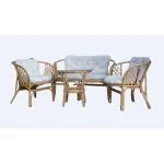 Set Grădină 4 Persoane Bahama - Ratan Natur