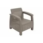 Set mobilier grădină Keter Corfu Fiesta Cappuccino