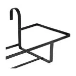 Suport Jardinieră Metalic, 60x18cm, Negru
