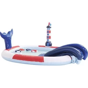 Piscină gonflabilă balenă cu tobogan